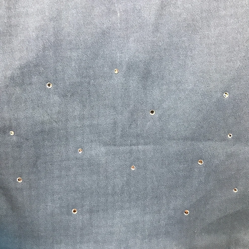 ELLE Womens Size 6 Ombre Blue‎ Pencil Skirt Lace Hem Embellished Floral Detail